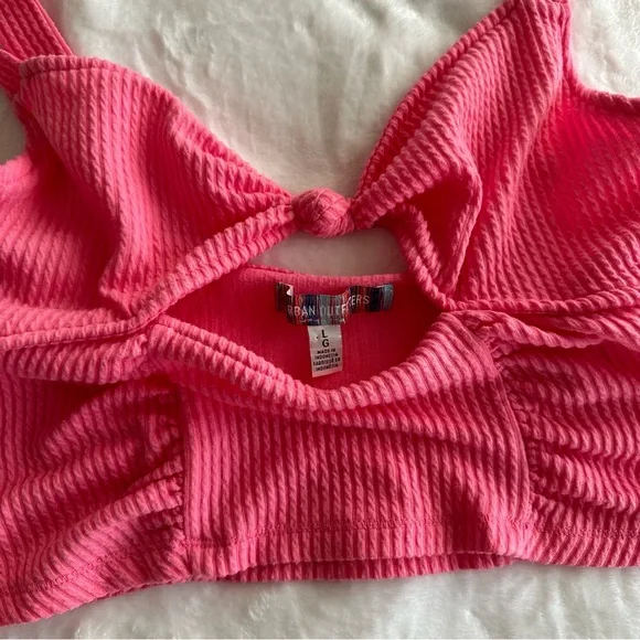 Urban Outfitters Hot Pink Keyhole Tank Top - Picture 3 of 4
